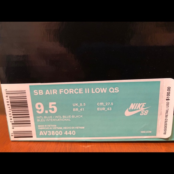 Nike SB Air Force II Low QS - Picture 10 of 10